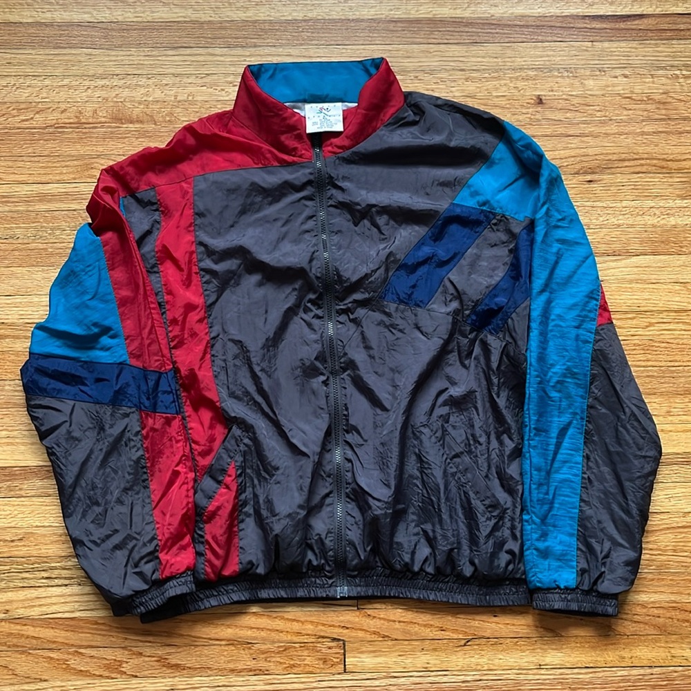 Vintage Avait Sportif Windbreaker Jacket / XL / 90s